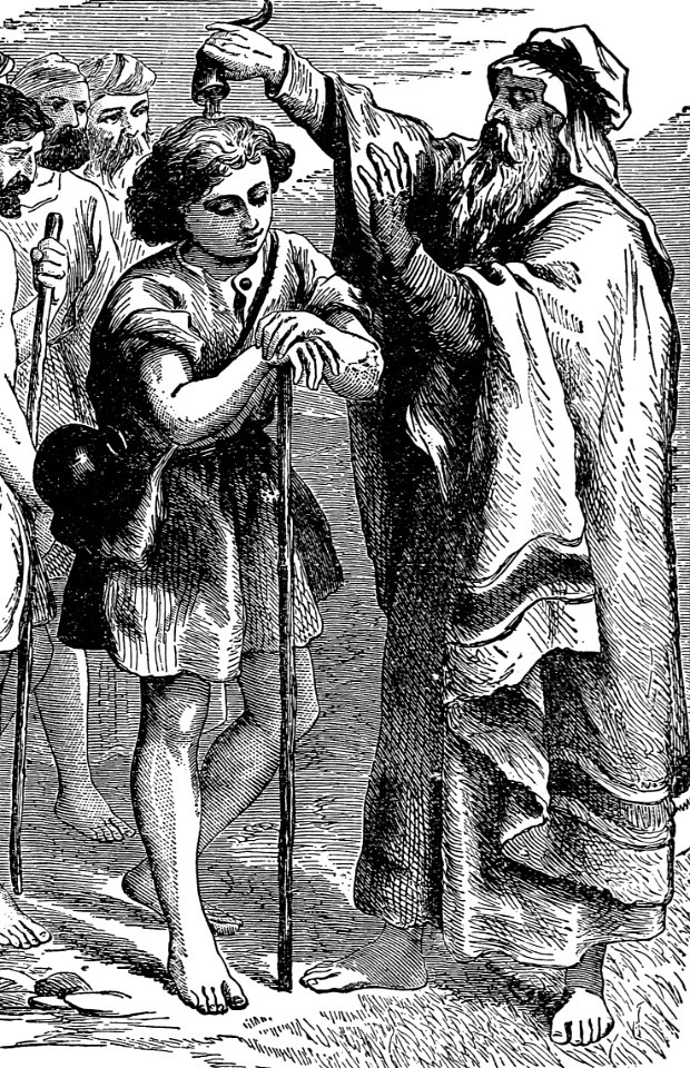 10 David anointed by Samuel