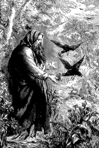 28 Elijah fed by Ravens