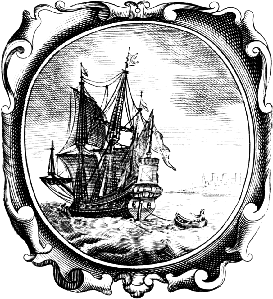 Large Ship pulling Rowboat