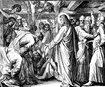 04 Healing the Paralytic let down through the Roof