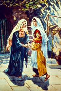 005 Luke 01 v39-56 Mary visits Elizabeth (Hole)
