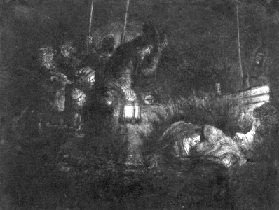017 Adoration of the Shepherds - Night Piece (Rembrandt 1652)