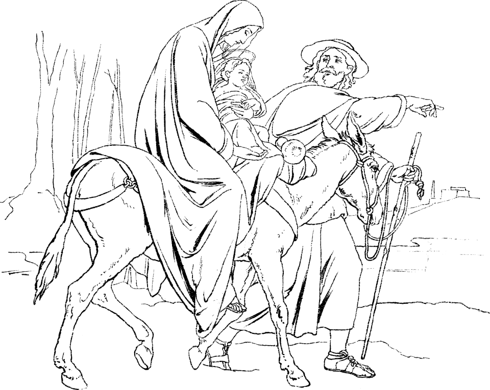 028 Matthew 02 v14-15 The Flight into Egypt (1892)