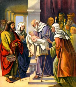 019 Luke 02 v21-39, Matthew 01 v21 Presentation of Jesus in the Temple (1905)