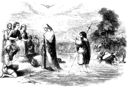 055 Jesus comes up out of the Water of Baptism (Prince of the House of David)