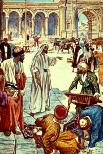 063 John 02 v13-17 Jesus cleansing the Temple (Hole)