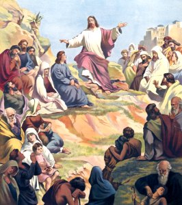 072 Matthew 05 v01-12, 07 v07-12, 24-27 The Sermon on the Mount (1905)