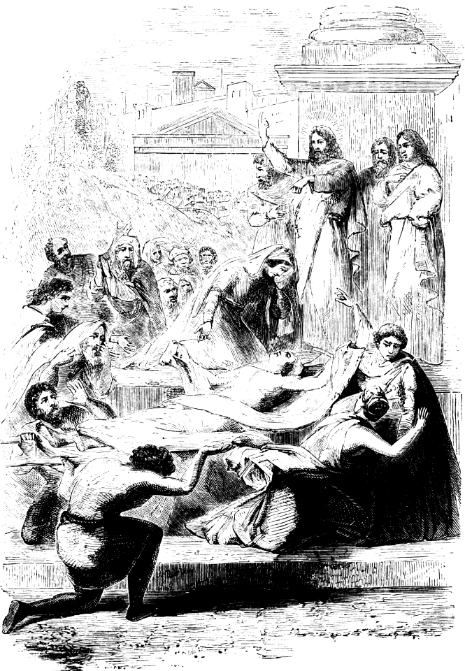079 Jesus raises the Widow of Nains Son (Prince of the House of David)