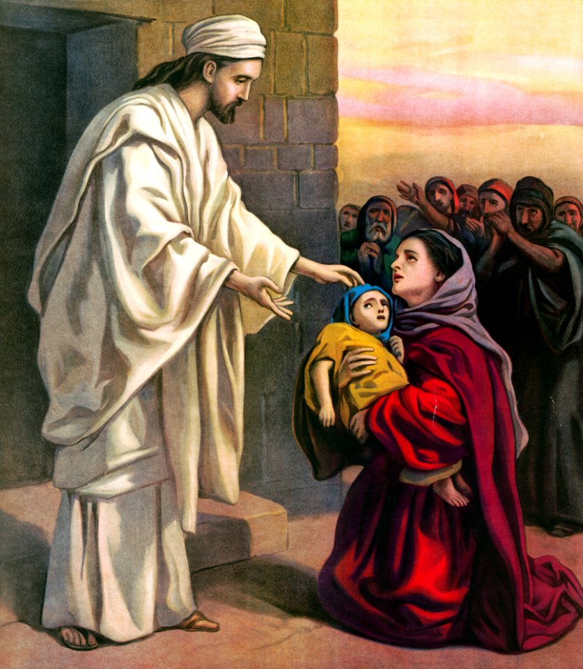 074 He healed many that were Sick (color)