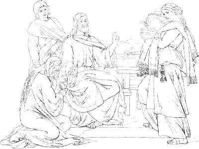 093 Luke 10 v41-42 Jesus in the House of Mary and Martha (1892)