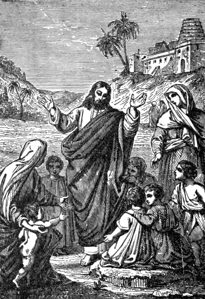 104 Jesus blessing the Children (Stories Old and New)