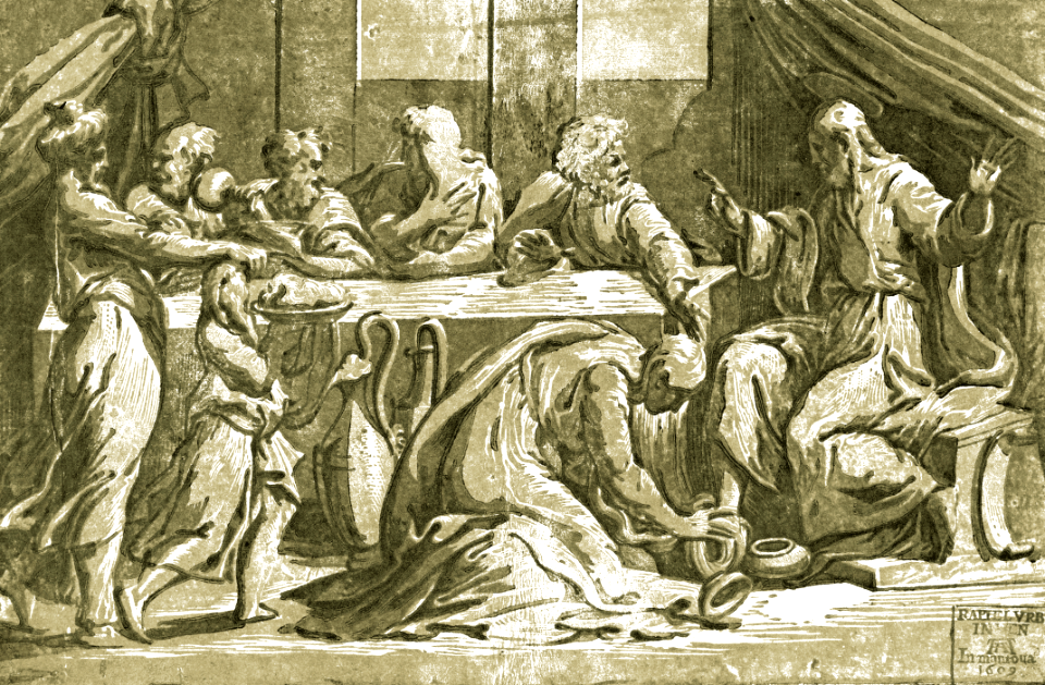 106 Christ at the Table of Simon the Pharisee (Carpi 1532)