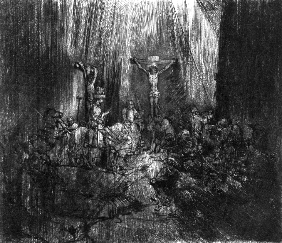 139 The Three Crosses (Rembrandt 1653)