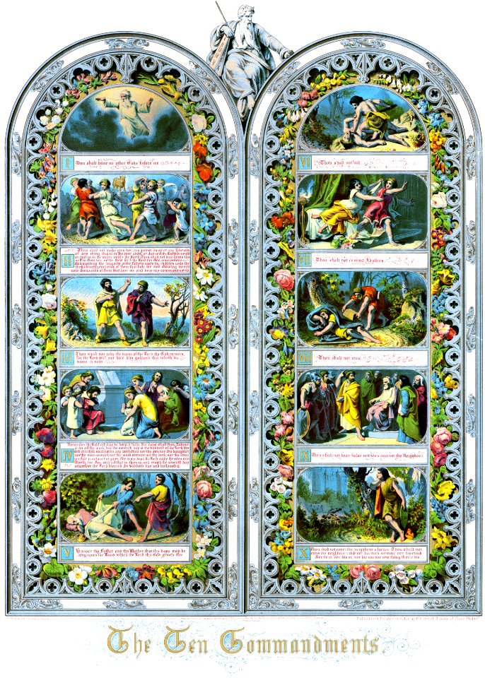 The Ten Commandments (Schussele 1851)