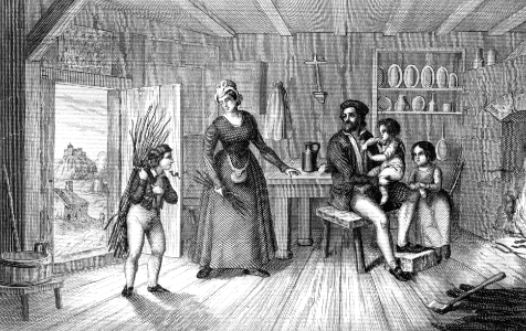 Scenes from Martin Luthers Life (c1850) - As a Boy