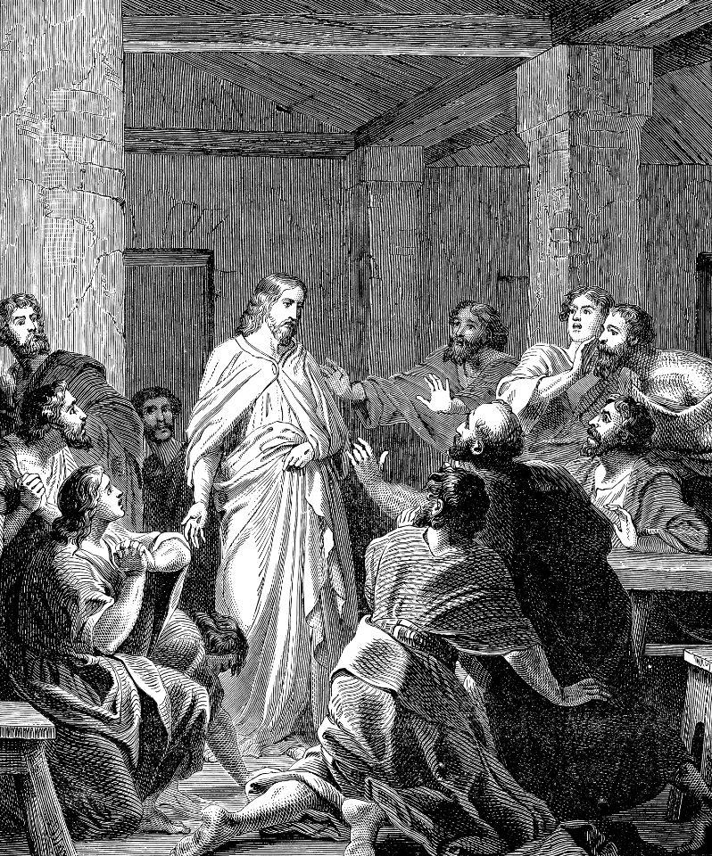 61 Jesus shows Himself to His disciples | Creazilla