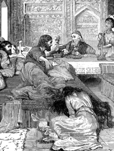 36 Mary anointing Christs Feet - She is a Sinner
