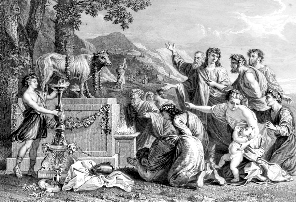 10 Exodus 32 v08 The Israelites worship the Golden Calf