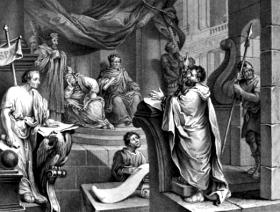 36 Acts 26 v25 Paul before Festus - I am not mad, most noble Festus