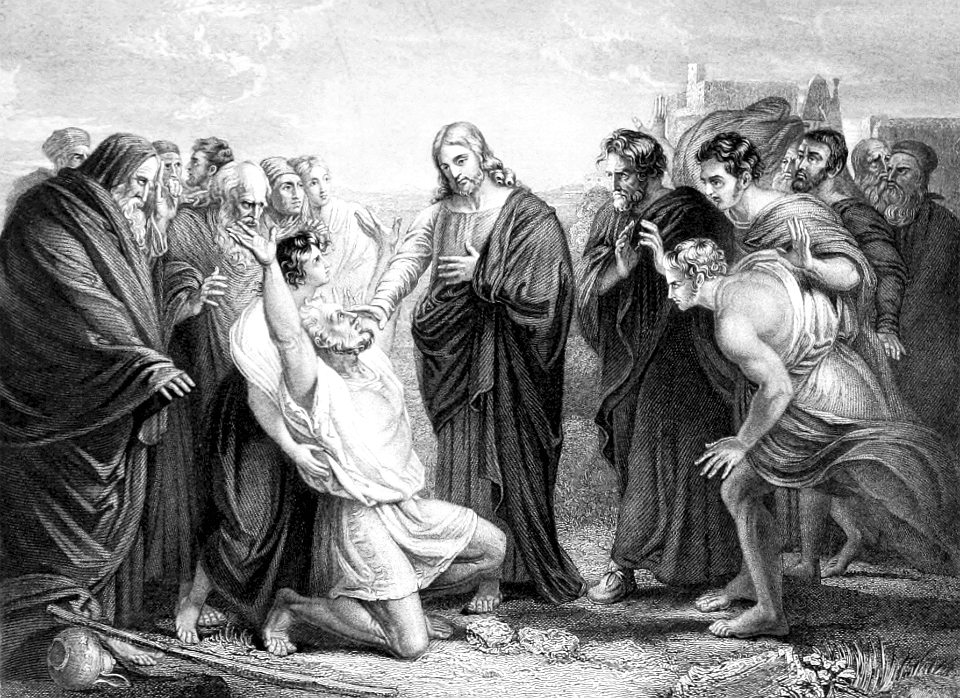 17 Mark 08 v25 The Blind Man at Bethsaida - He was restored, and saw every man clearly