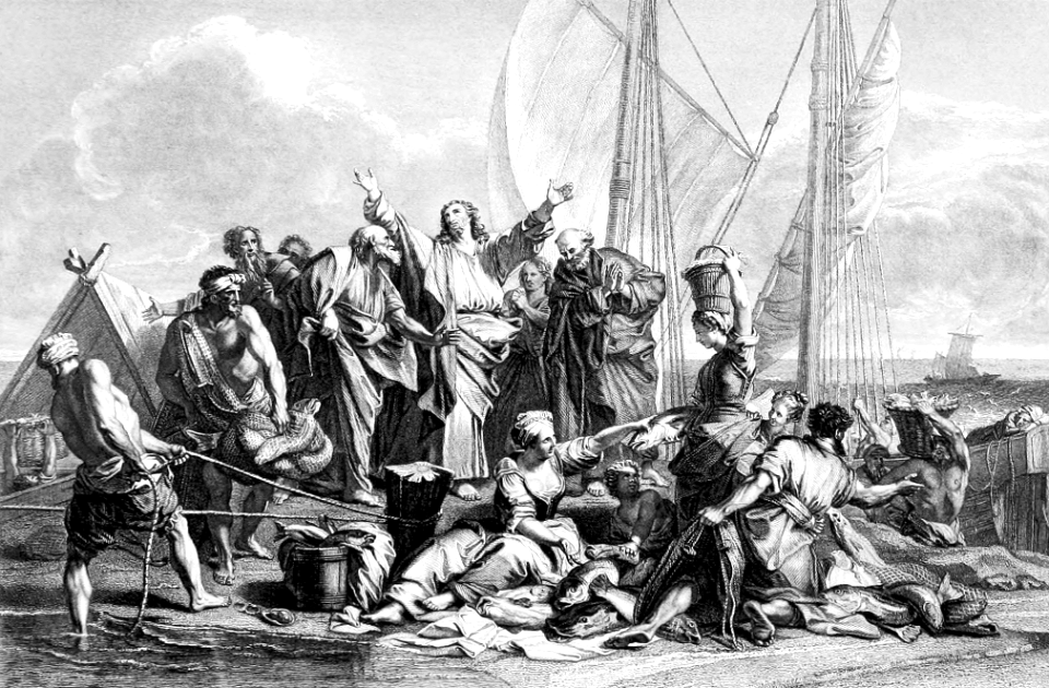 12 Luke 05 v10 The Draught of Fishes - Fear not, from henceforth you shall catch men