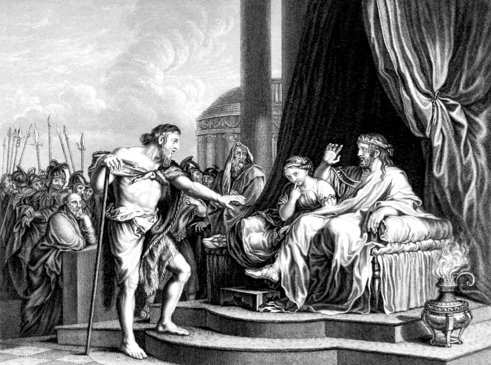 11 Luke 03 v19-20 Herod being reproved by him, shut up John in prison