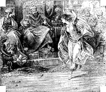 16 Salomi dancing before Herod and his guests