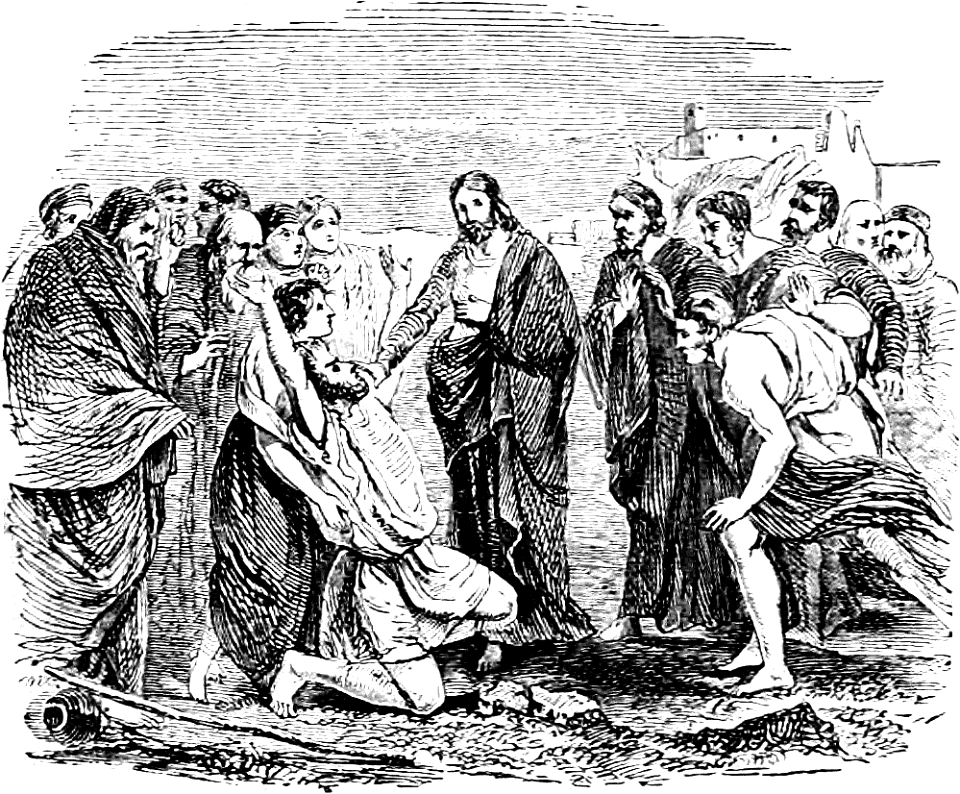 14 Casting the demon out of the boy (after the Transfiguration, I think)