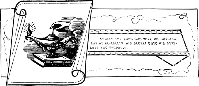 Header - Amos 03 v07 God reveals His Secrets to the Prophets
