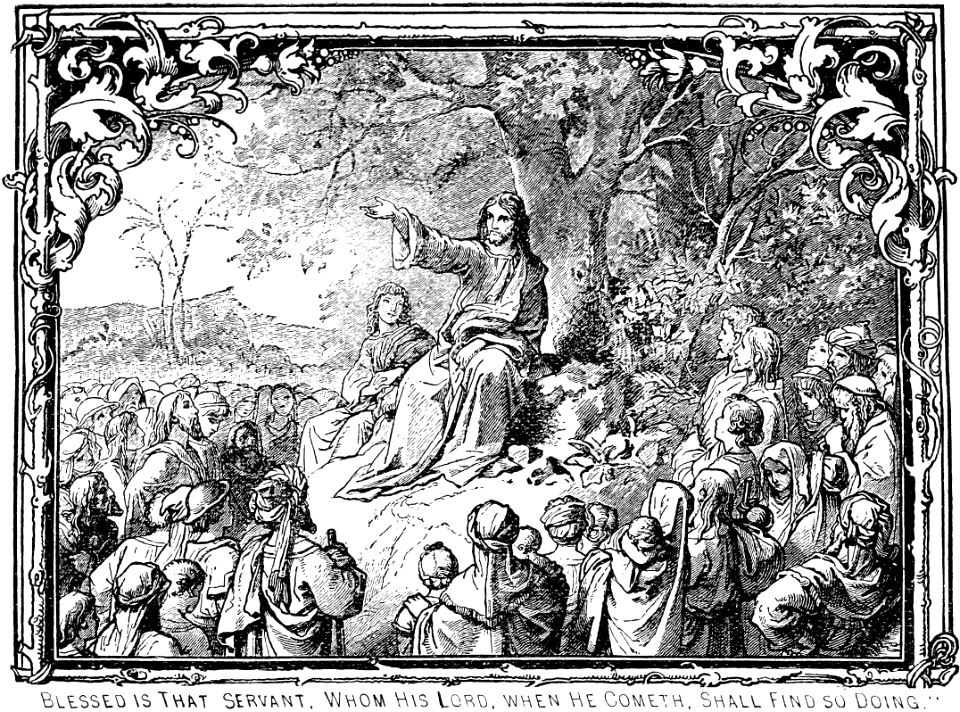 18 Jesus Teaching (looks Like Sermon on Mount but Text is from Mount of Olives)