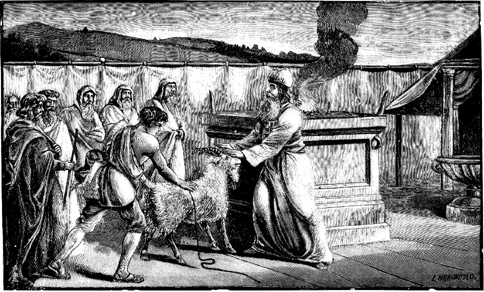 16 Laying Sins on Head of Scapegoat