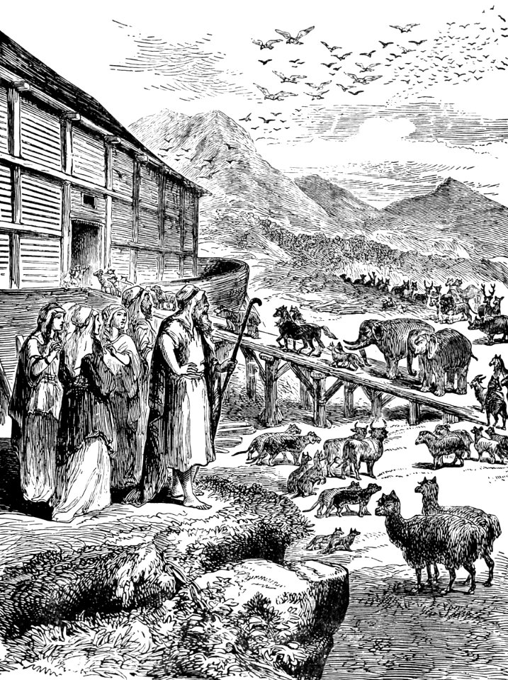 02 Animals boarding Noahs Ark