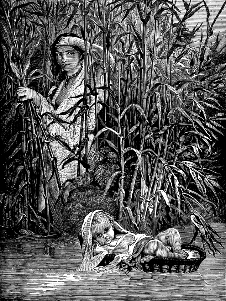 06 Miriam watches Moses in the Basket