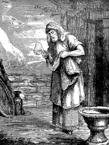 19 Gideon examining the Fleece