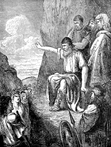 18 Joshua exhorting the People