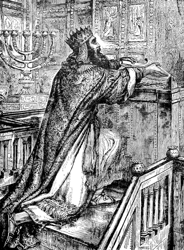 34 Hezekiah laying the Letter before God
