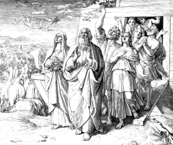 018 Genesis 08 v18-19 - Noah and his Family leave the Ark