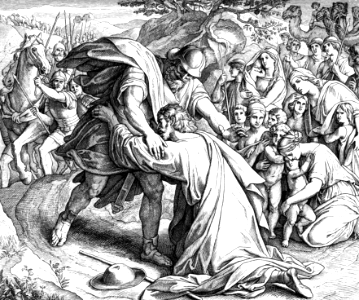 037 Genesis 33 v03-04 - Esau and Jacob meet again