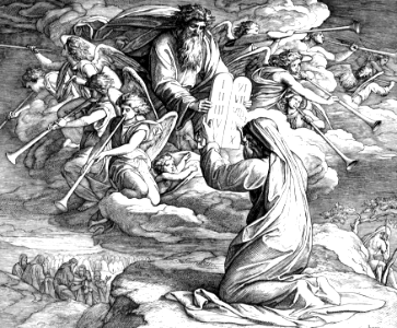 054 Exodus 31 v18 - Moses receives the Tables of the Law from God