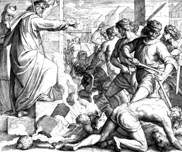 056 Exodus 32 v26-27 - Moses commands punishment on the Idolaters