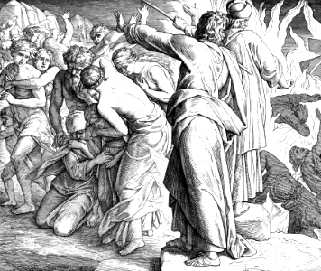 059 Numbers 16 v31-33 - The Earth swallows up Korah, Dathan and Abiram