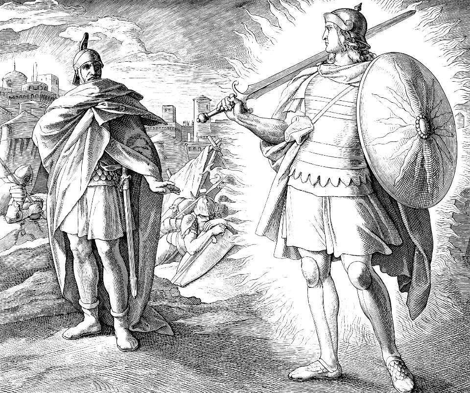 068 Joshua 05 v13-14 - The Captain of the Lords Hosts appears to Joshua