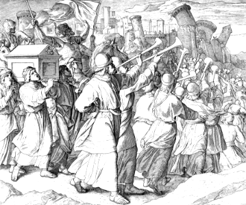 069 Joshua 06 v20 - The Walls of Jericho come down