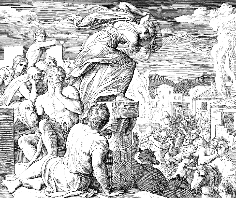 077 Judges 09 v52-53 - Abimelech is killed by a Millstone