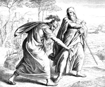090 1 Samuel 15 v27-28 - Samuel prophesies that God has rent the Kingdom from Saul