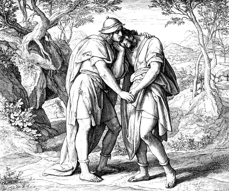094 1 Samuel 20 v42 - The love between Jonathan and David
