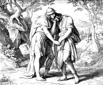 094 1 Samuel 20 v42 - The love between Jonathan and David