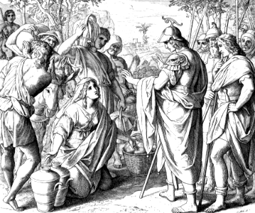 096 1 Samuel 25 v32-33 - Abigail brings presents to David