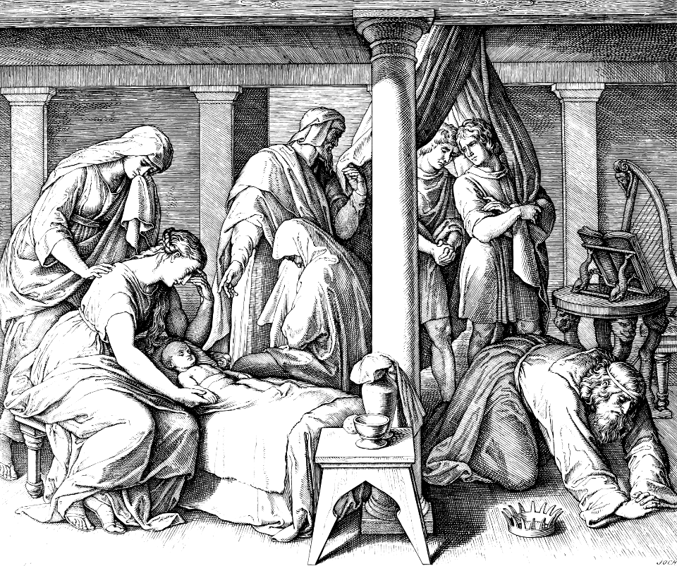 103 2 Samuel 12 v18 - The Child of Bathsheba dies