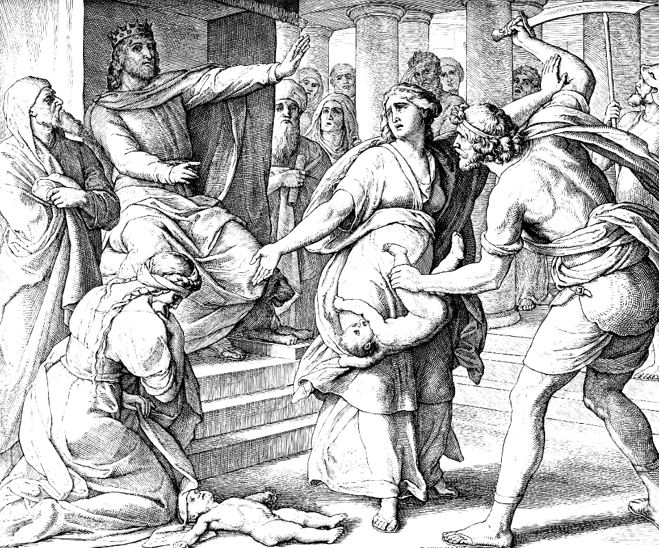 109 1 Kings 03 v26-27 - Solomons wise Judgment
